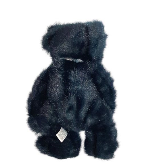 2000 Russ Berrie The Bon Marche Frango Blue Bear Plush Stuffed Bean Bag Toy 13" - Picture 5 of 7